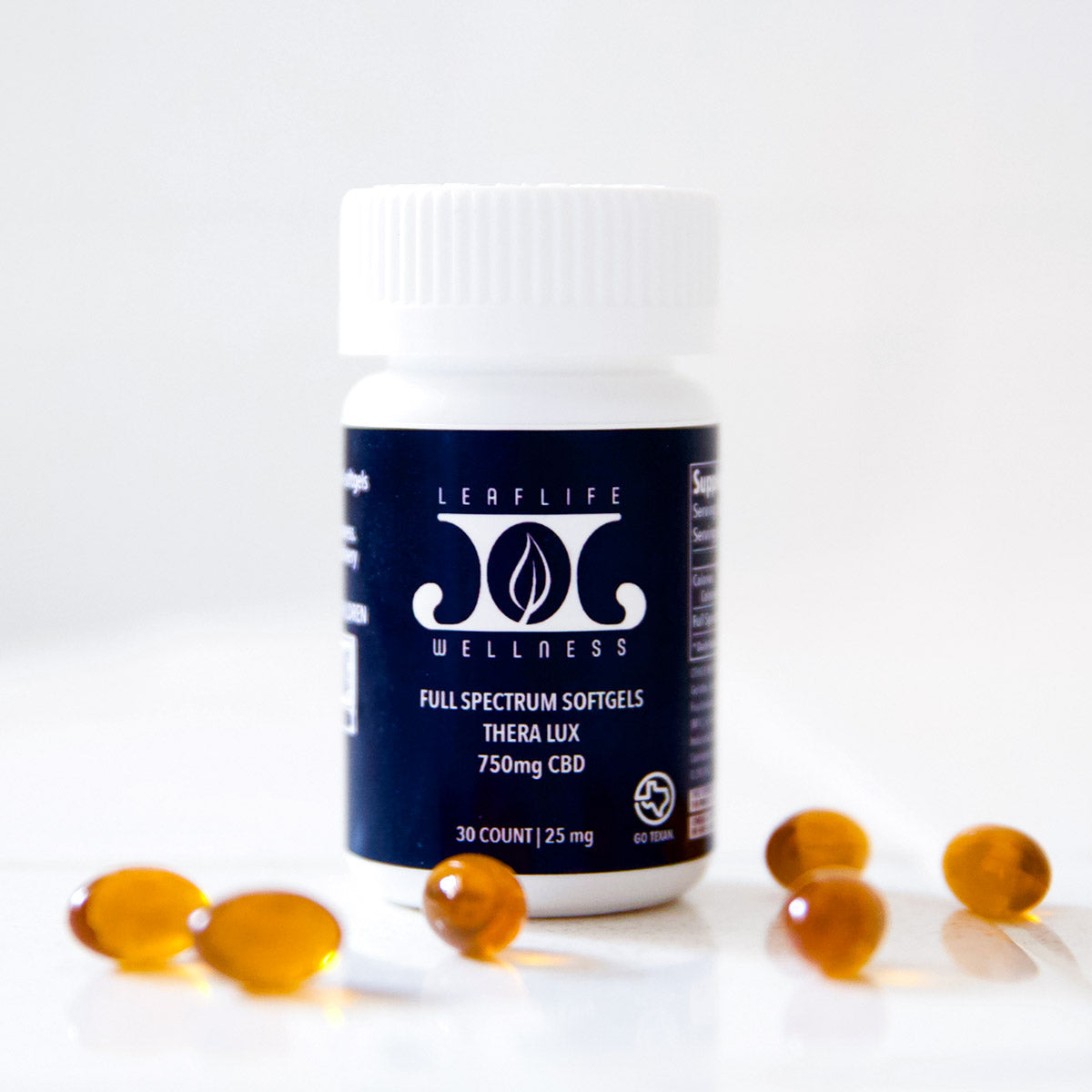 CBD Oil Softgel Capsules & MCT | LeafLife Wellness | Free US